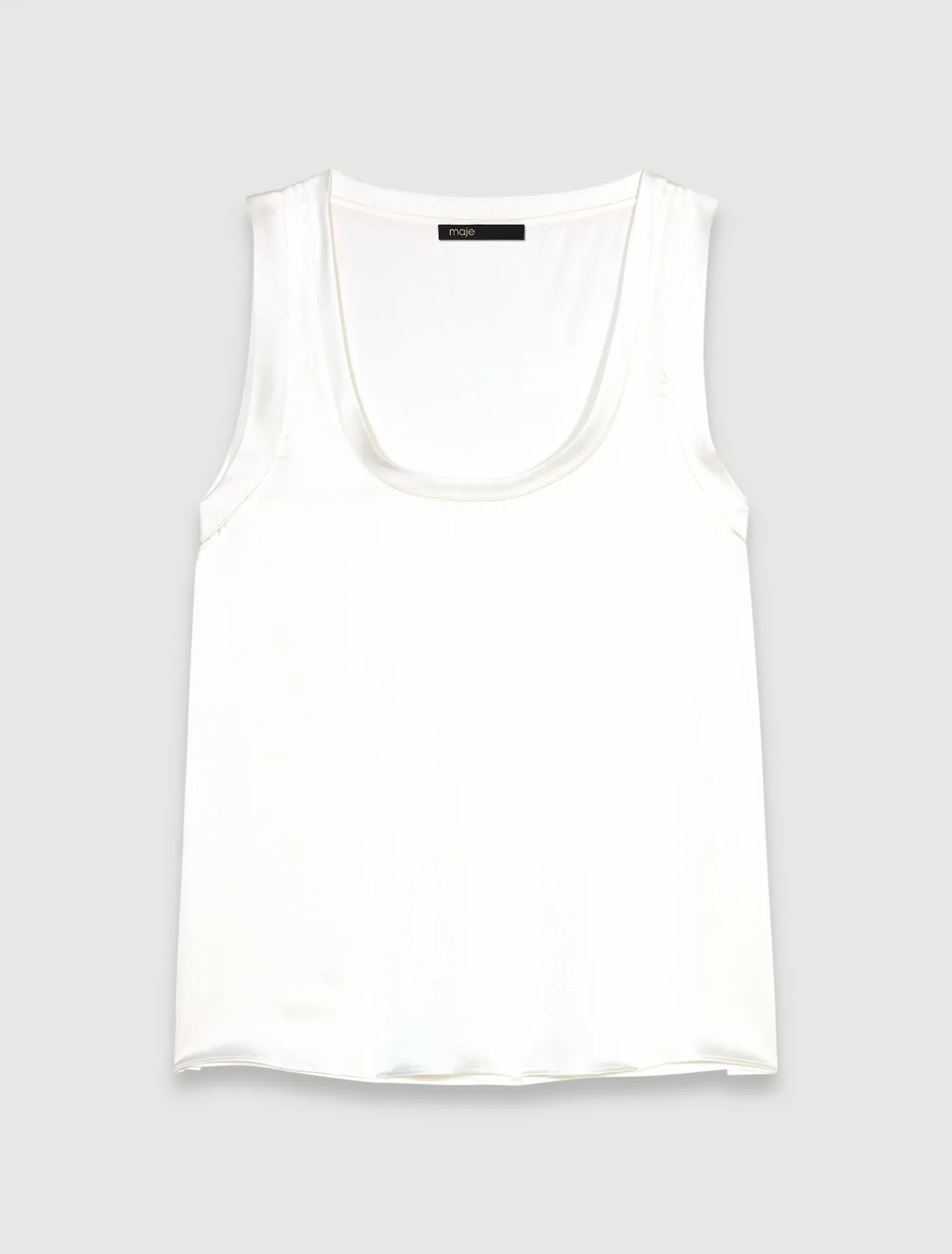silk_tank_top_6.webp Silk tank top^Maje Fashion