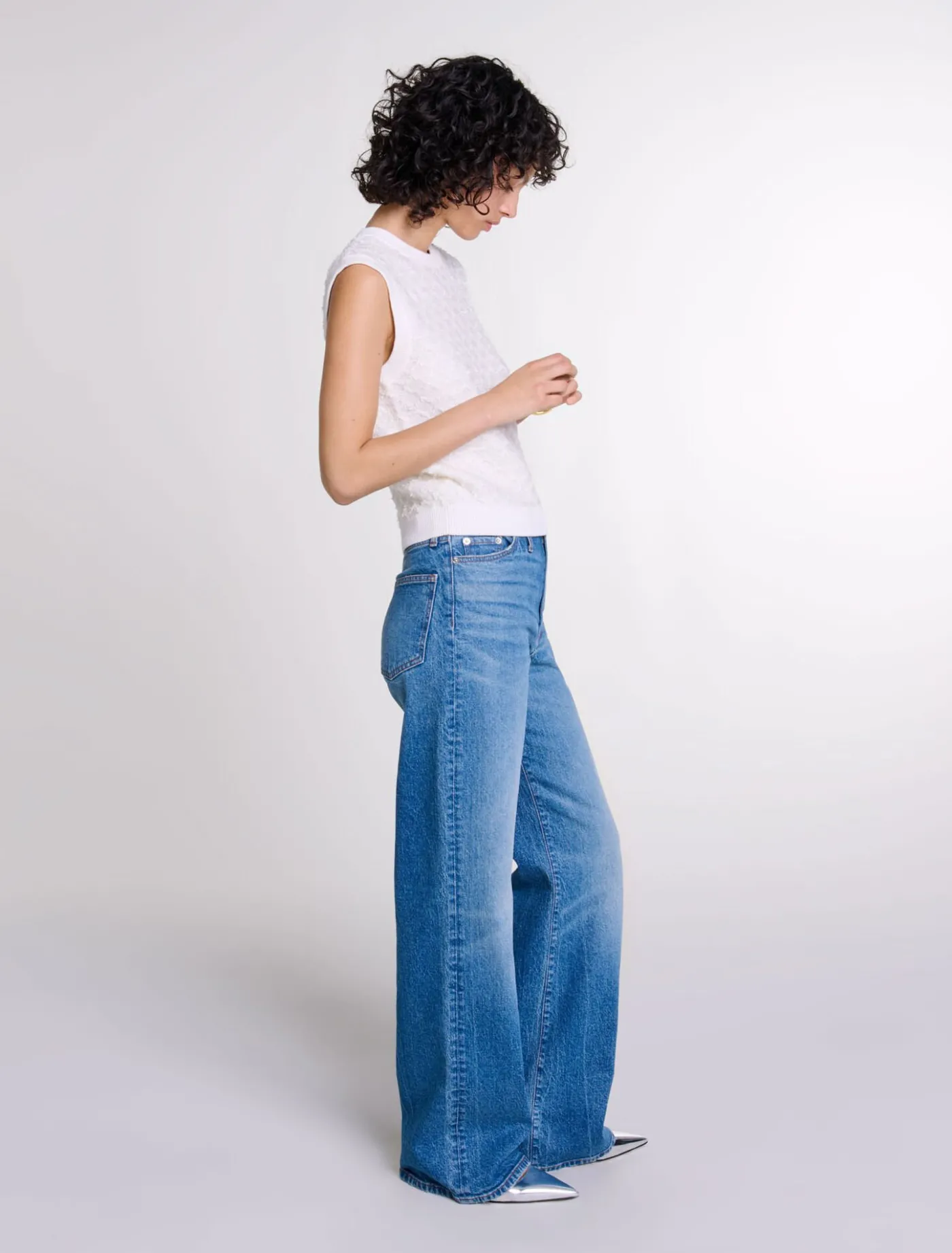 Sleeveless knit jumper^Maje Cheap