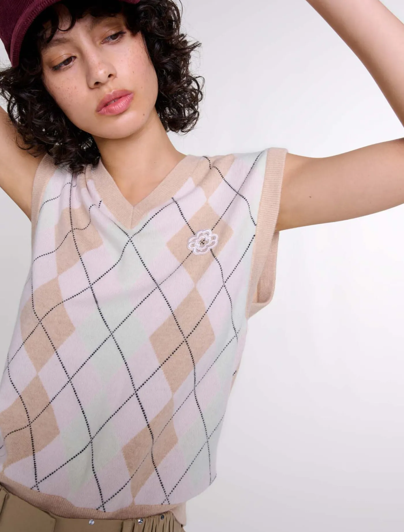 sleeveless_wool_blend_jumper_5.webp Sleeveless wool blend jumper^Maje Store