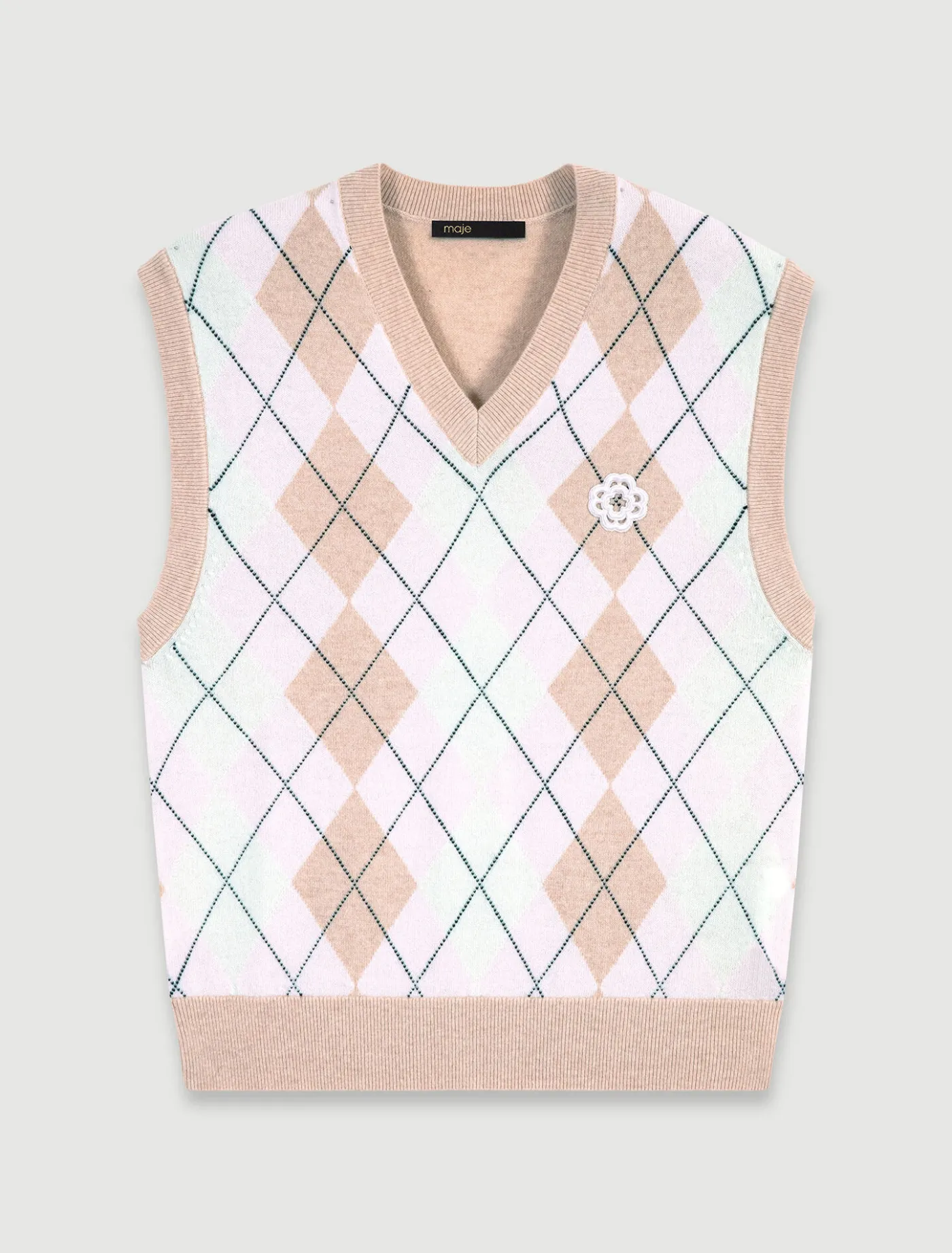 sleeveless_wool_blend_jumper_7.webp Sleeveless wool blend jumper^Maje Store