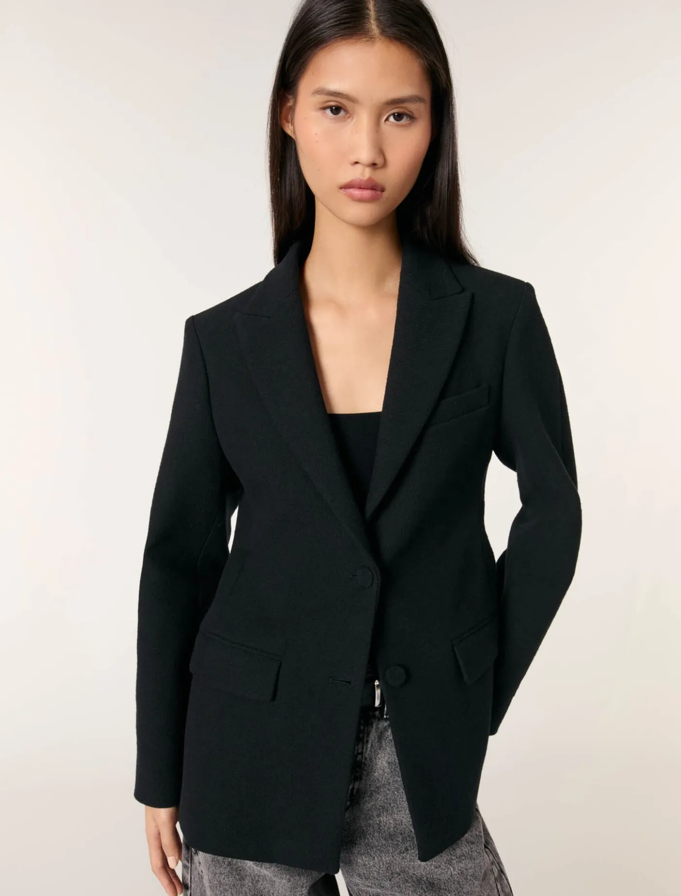 slimfit_suit_jacket_3.webp Slim-fit suit jacket^Maje Clearance