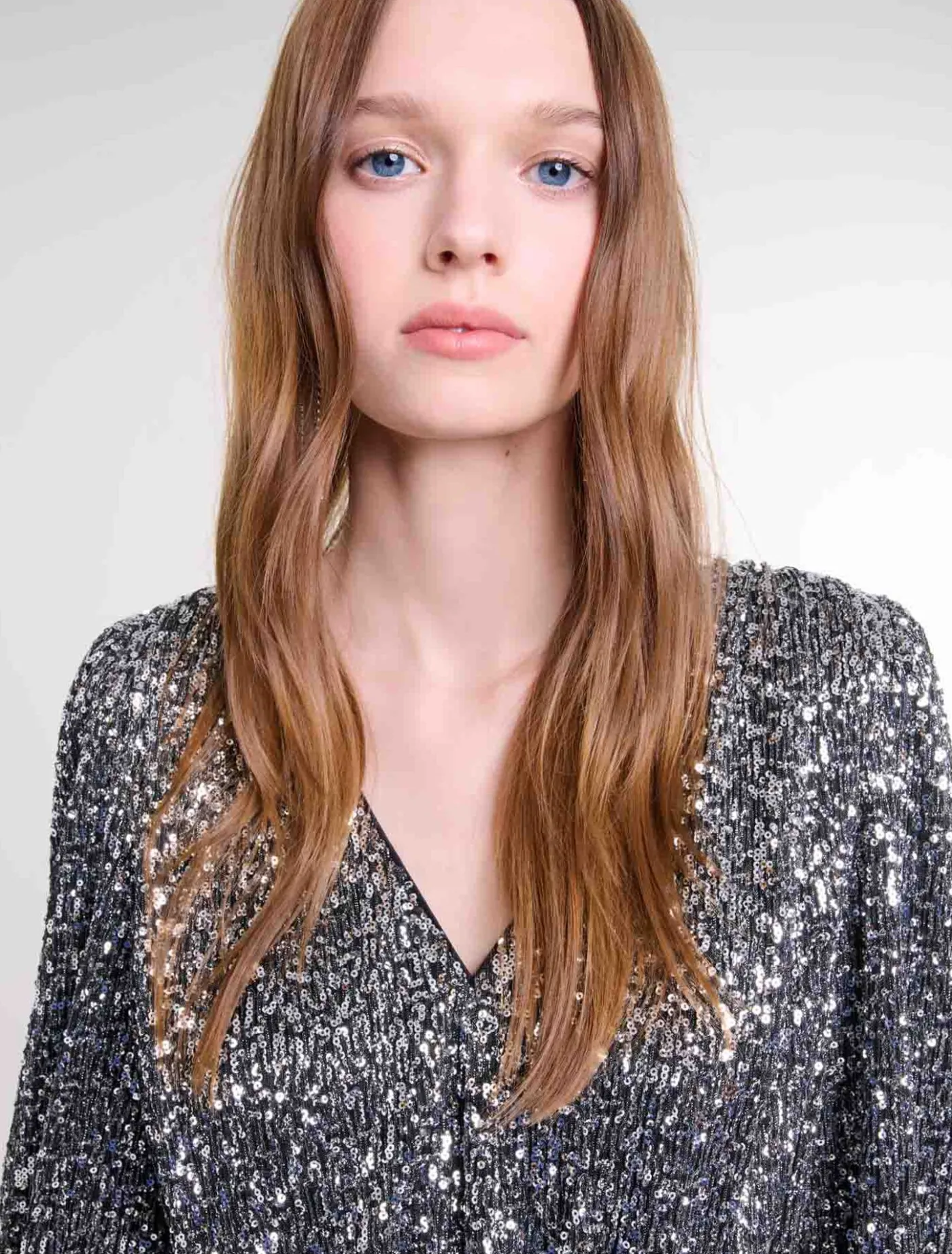 smocked_sequin_top_4.webp Smocked sequin top^Maje Online