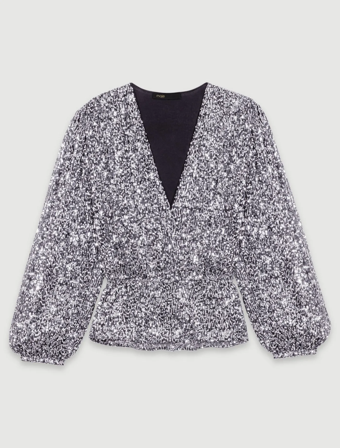 smocked_sequin_top_7.webp Smocked sequin top^Maje Online