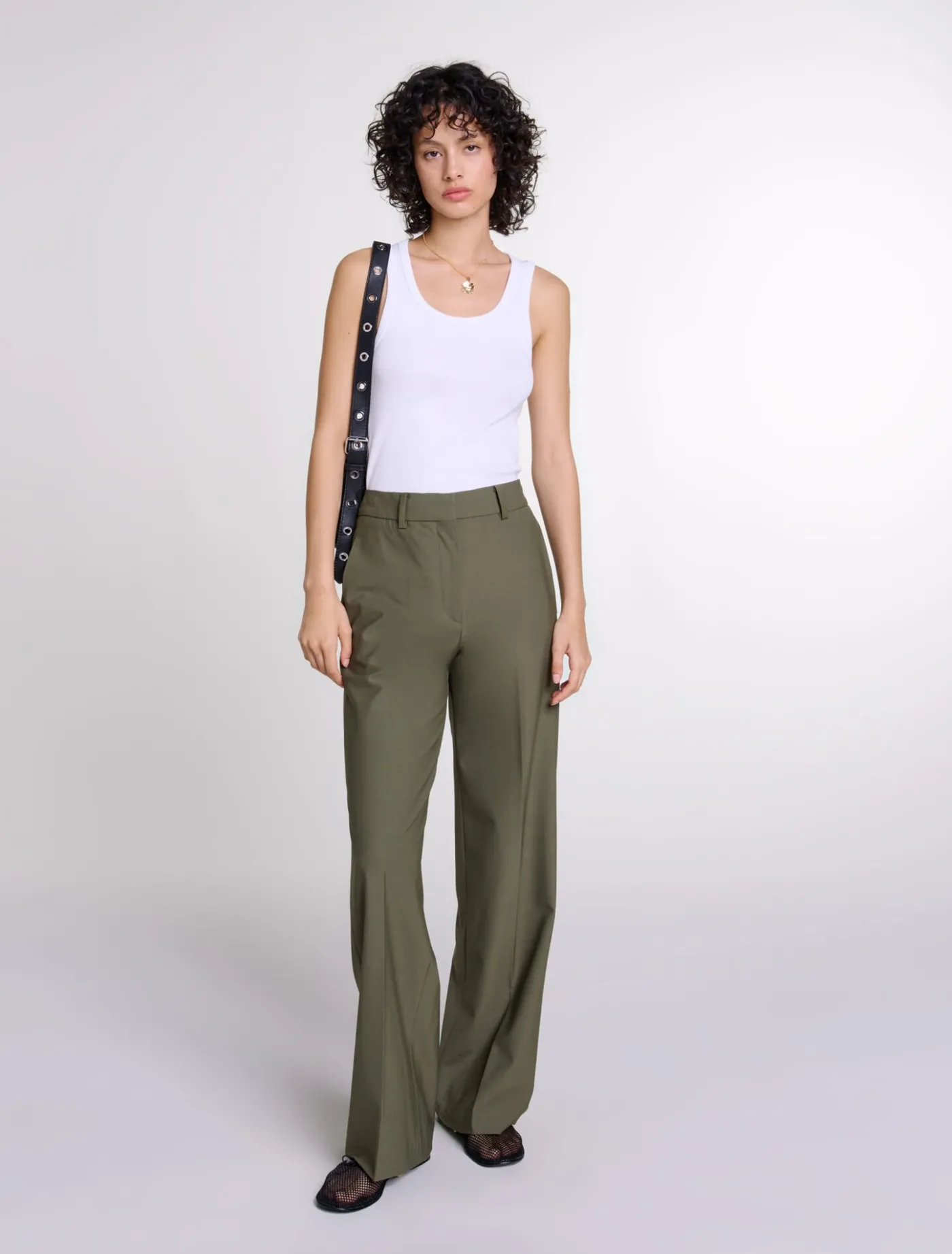 Straight-leg suit trousers^Maje Cheap