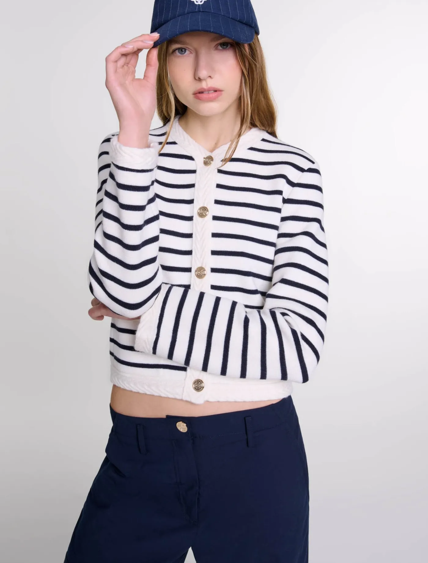 striped_knit_cardigan_5.webp Striped knit cardigan^Maje Cheap
