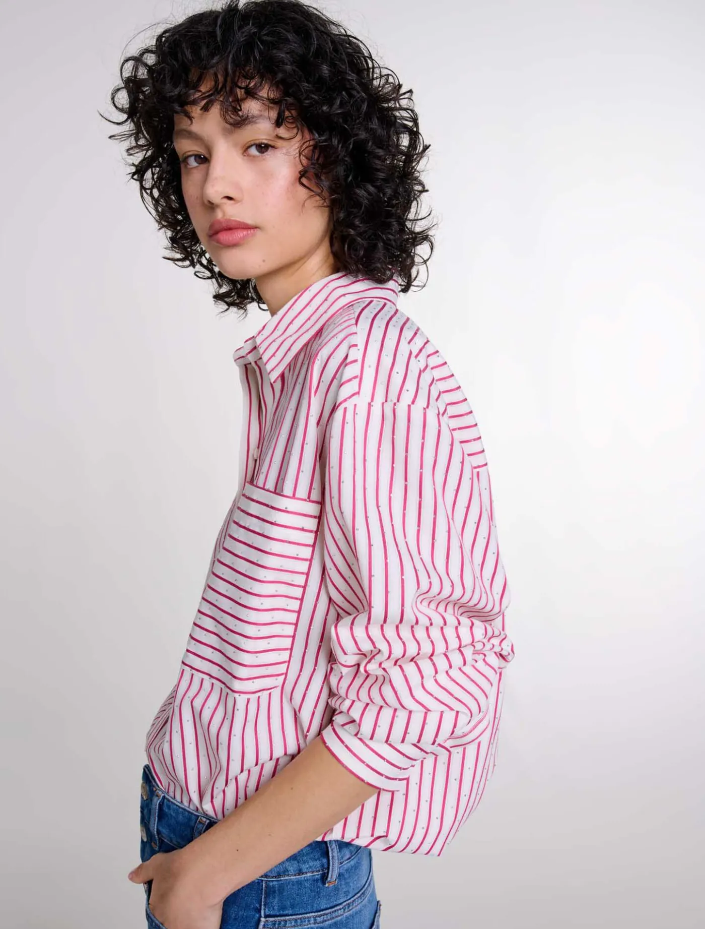 striped_rhinestone_shirt_4.webp Striped rhinestone shirt^Maje Shop