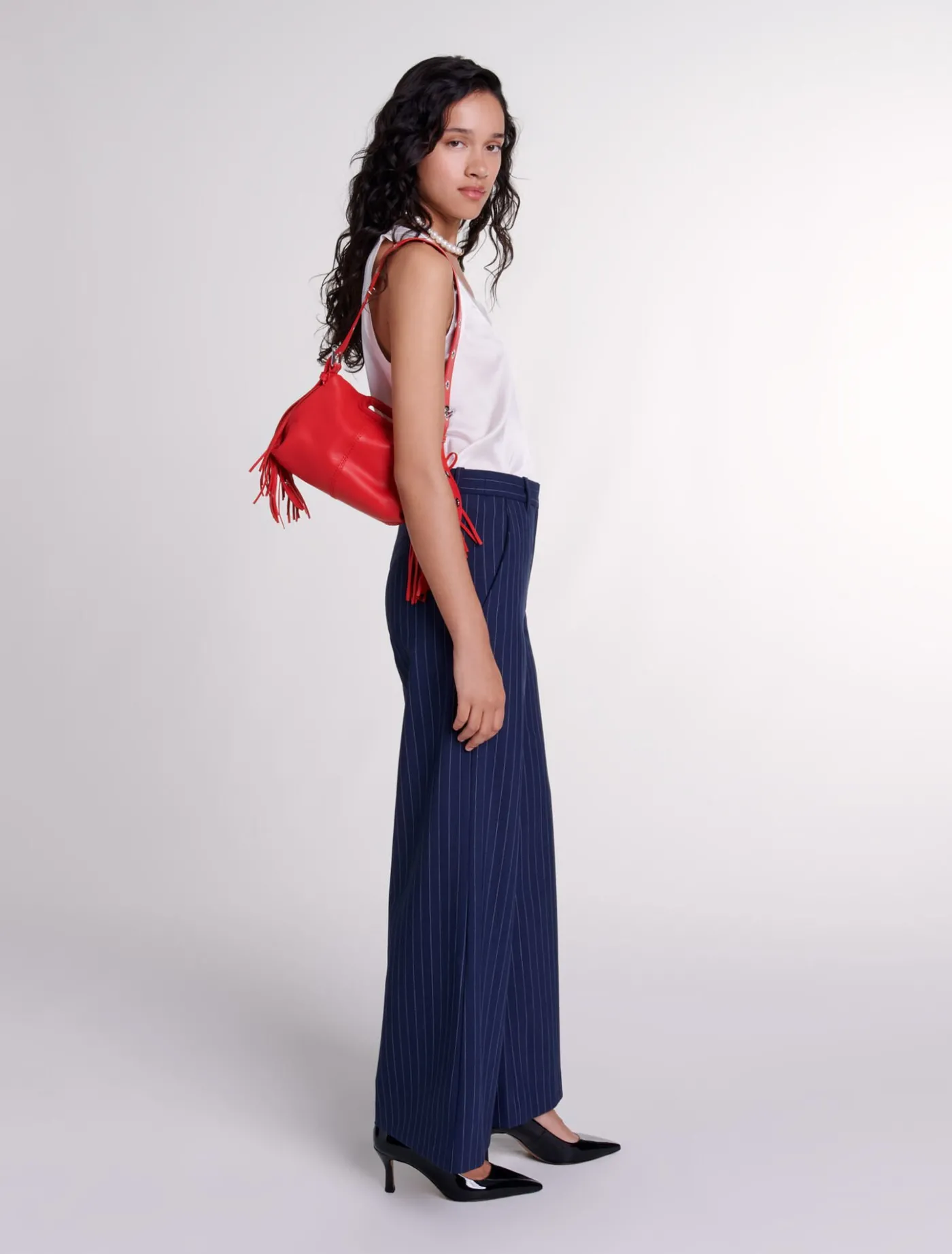 Striped trousers^Maje Shop