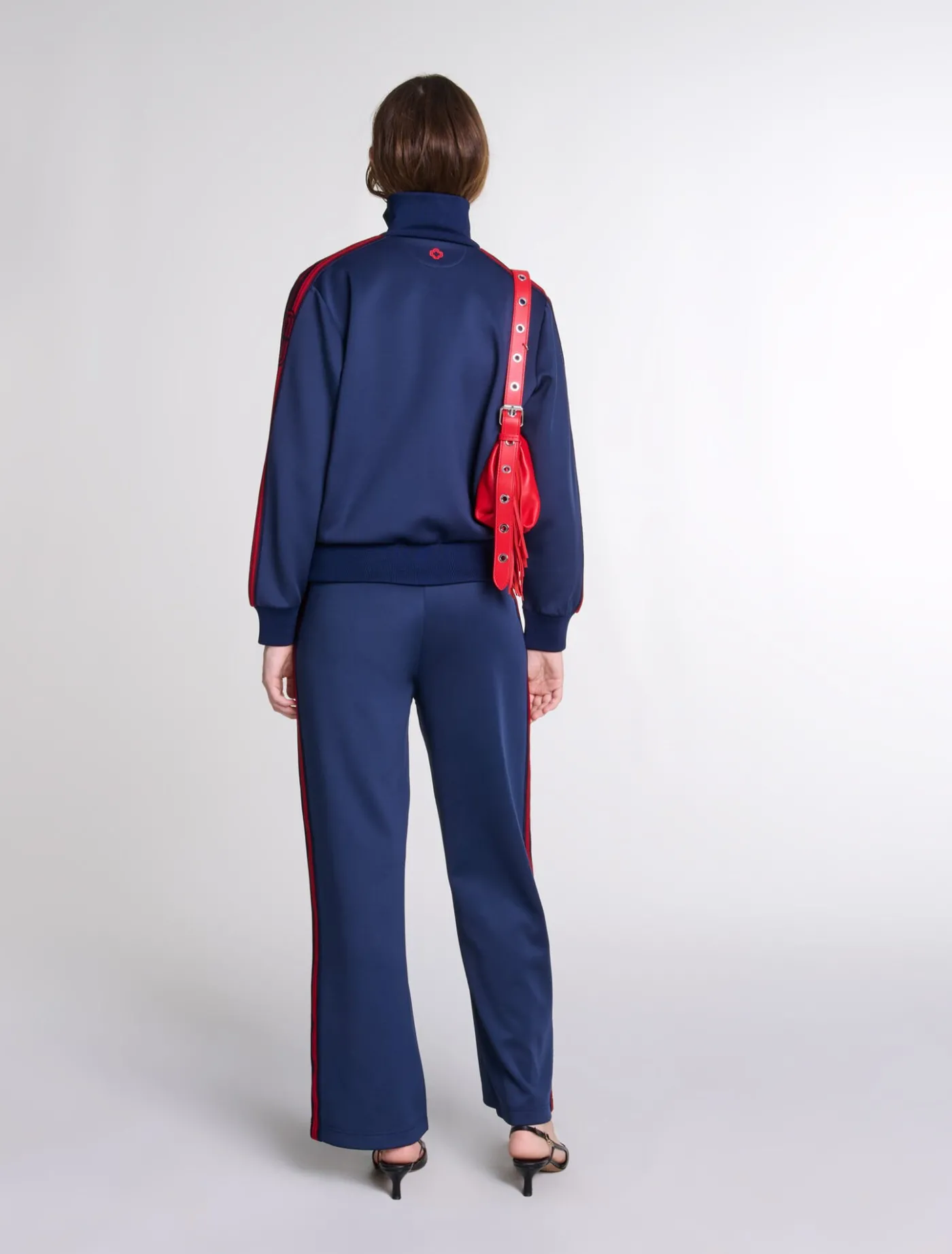 striped_zipup_sweatshirt_2.webp Striped zip-up sweatshirt^Maje Store