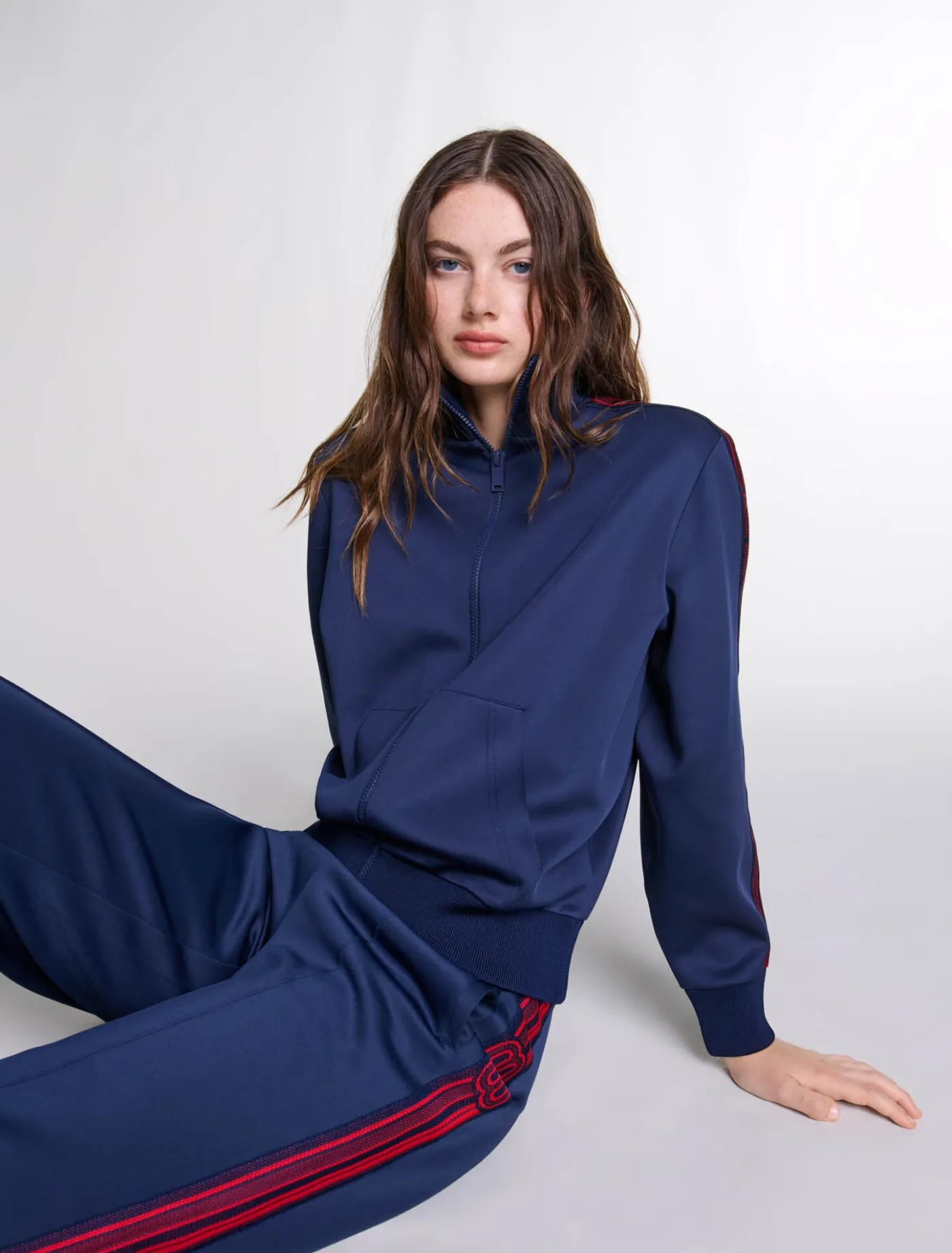 striped_zipup_sweatshirt_7.webp Striped zip-up sweatshirt^Maje Store