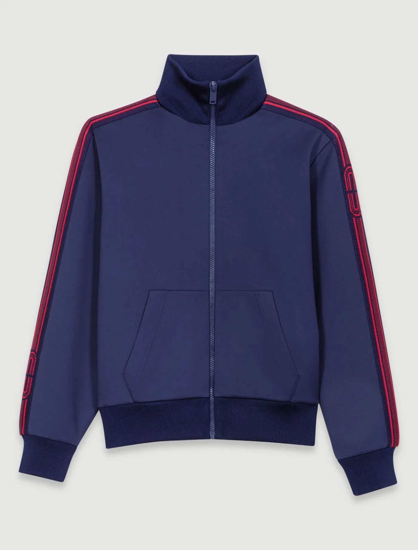 striped_zipup_sweatshirt_8.webp Striped zip-up sweatshirt^Maje Store