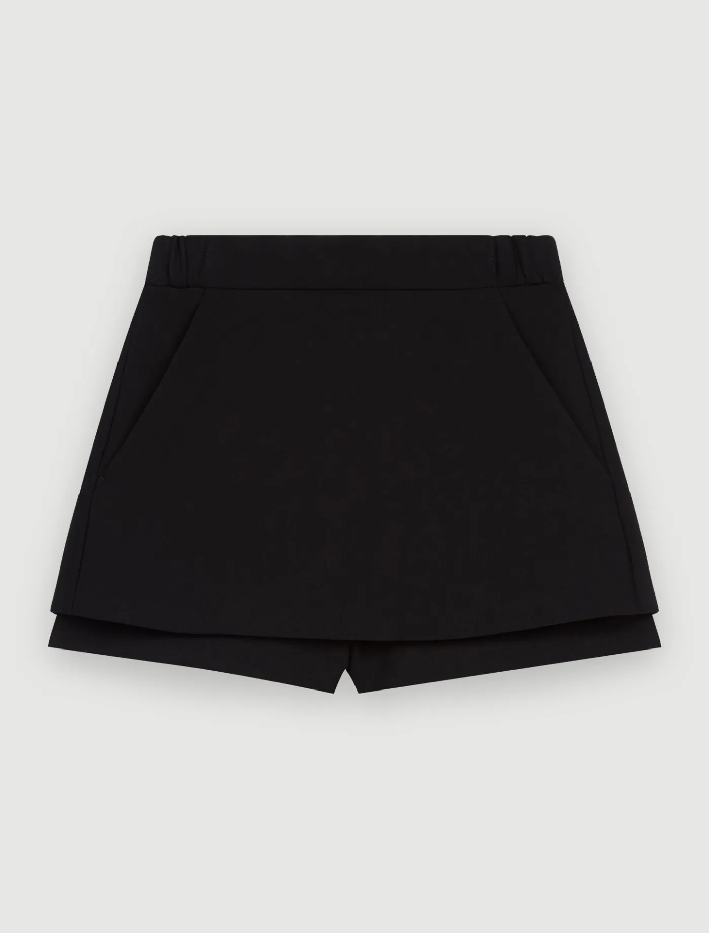 trompelil_shorts_in_crpe_fabric_6.webp Trompe-l’œil shorts in crêpe fabric^Maje Best