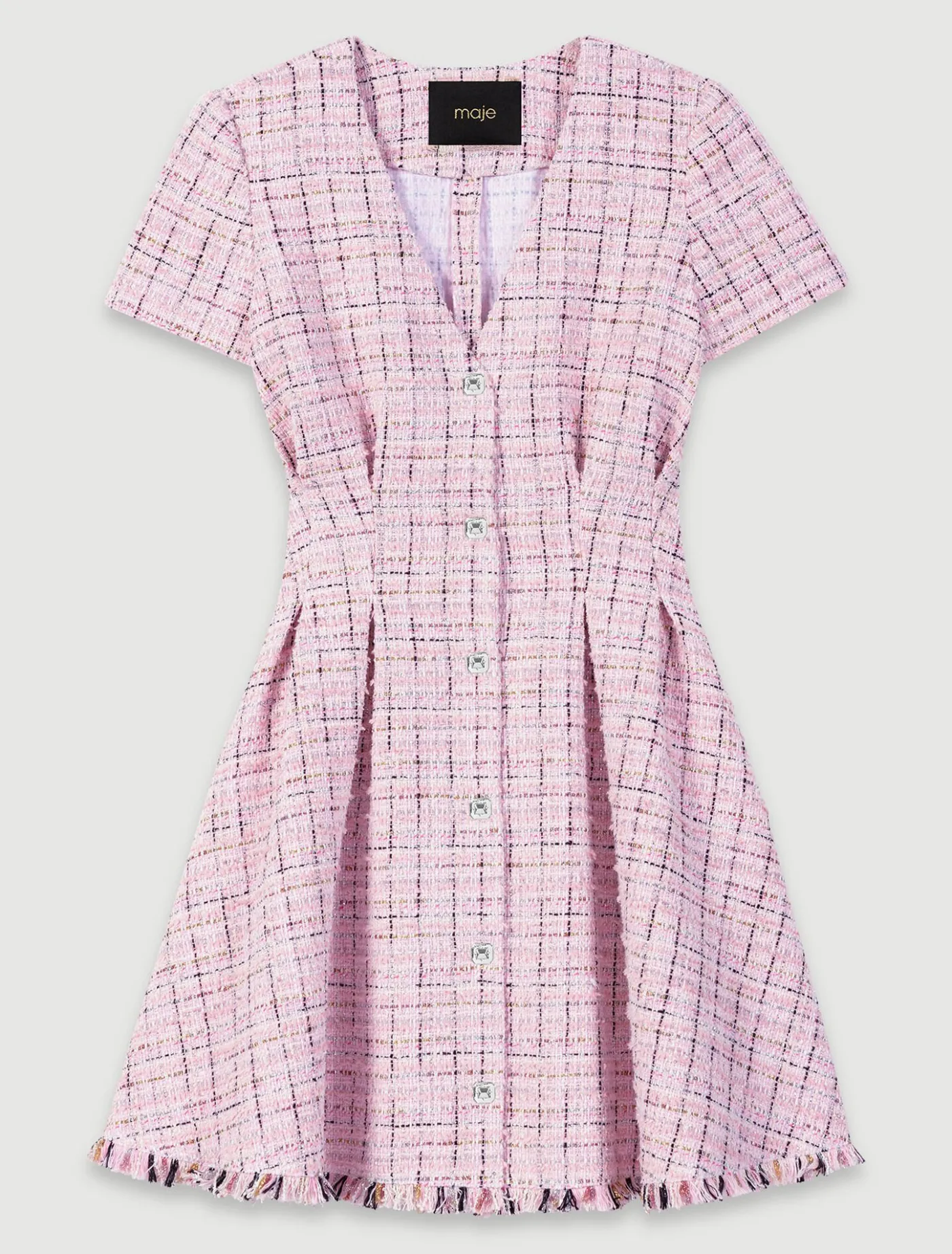 tweed_babydoll_dress_9.webp Tweed babydoll dress^Maje Store