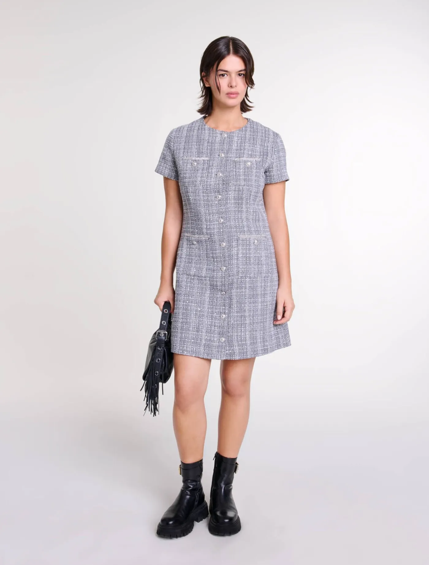 Tweed dress^Maje Cheap