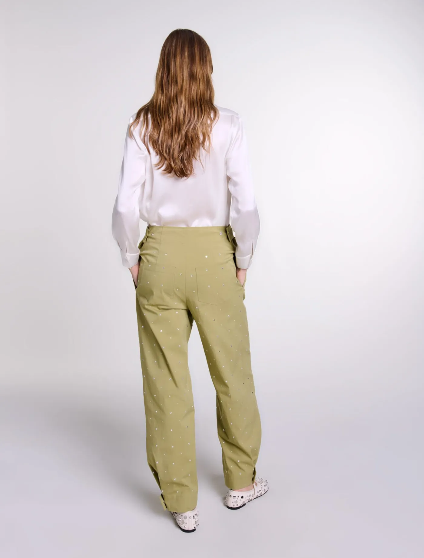 white_silk_shirt_2.webp silk shirt^Maje Outlet