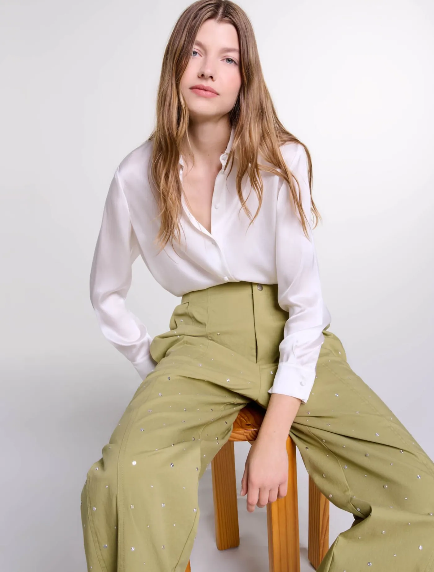 white_silk_shirt_5.webp silk shirt^Maje Outlet