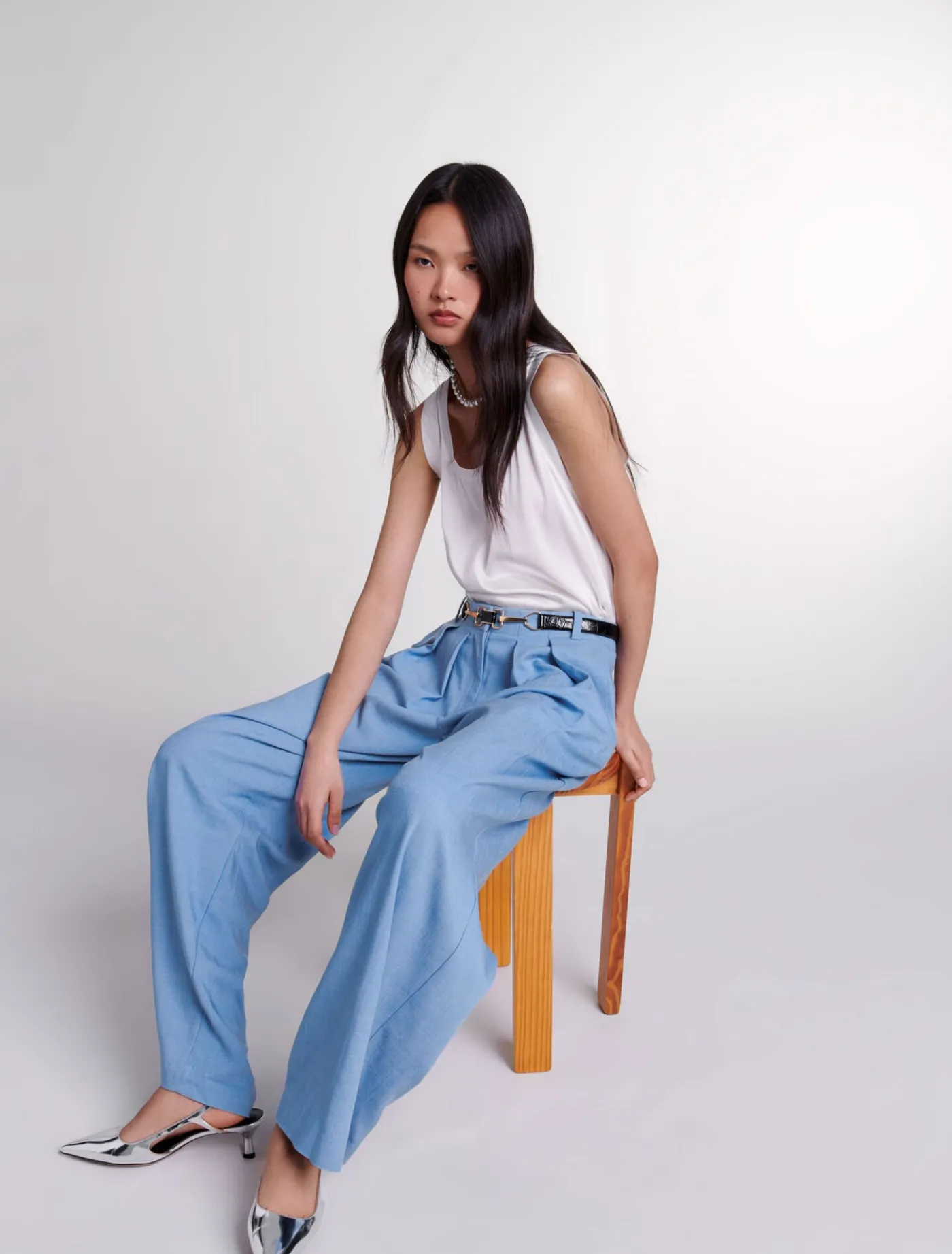 wideleg_suit_trousers_with_pleats_6.webp Wide-leg suit trousers with pleats^Maje Cheap