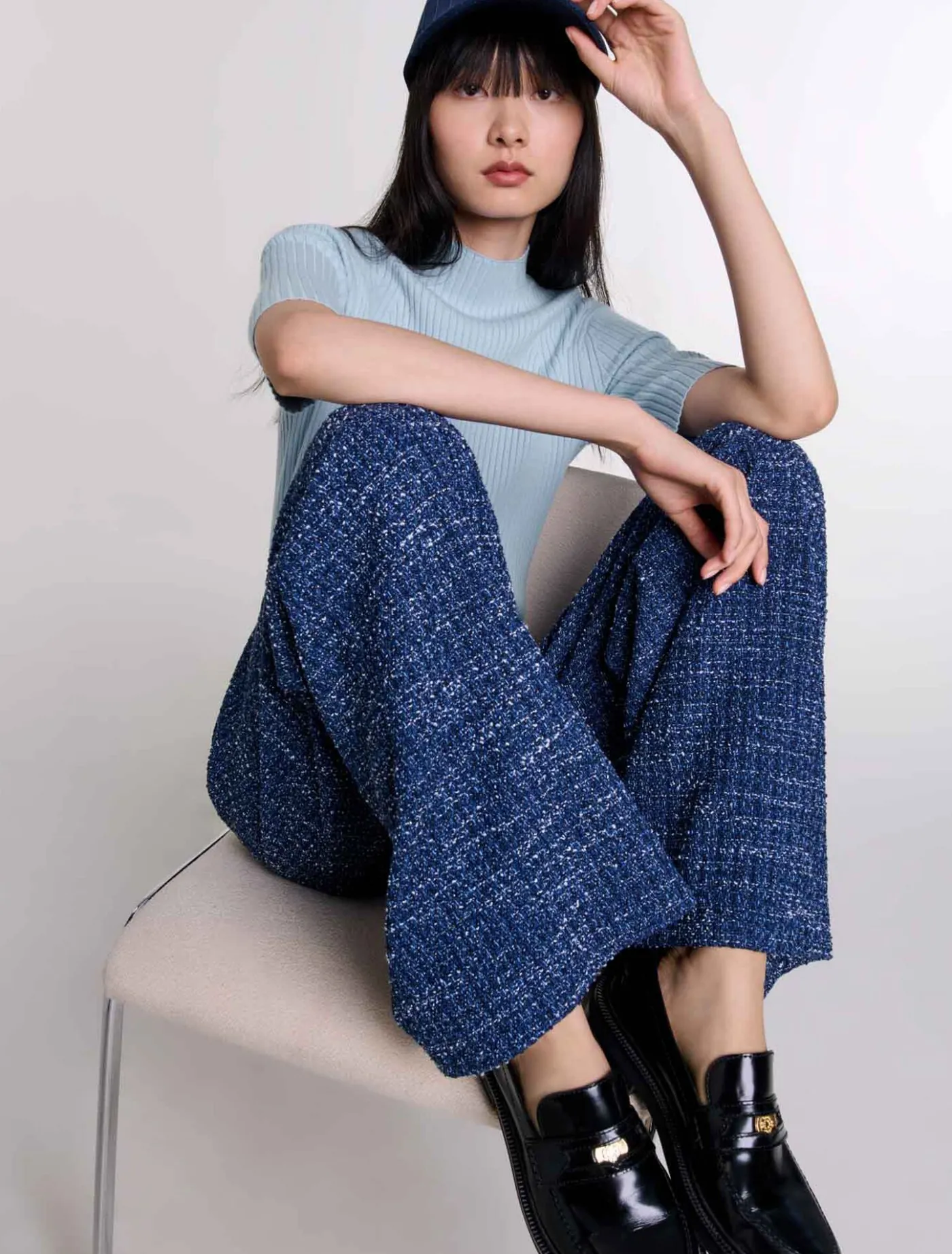 wideleg_tweed_trousers_6.webp Wide-leg tweed trousers^Maje Shop